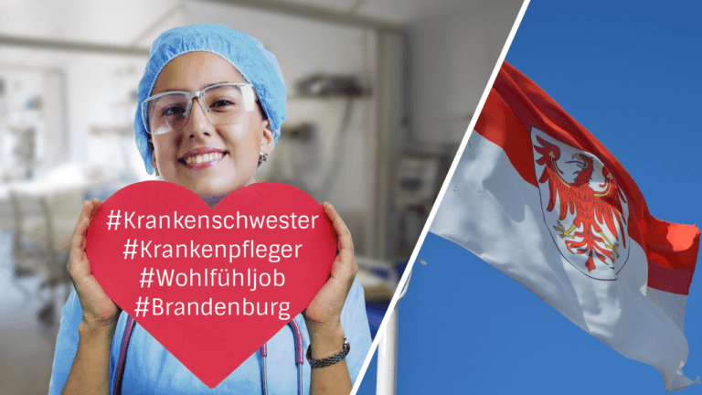 Krankenschwester-Krankenpfleger-Job-In-Brandenburg-Fahne-Text