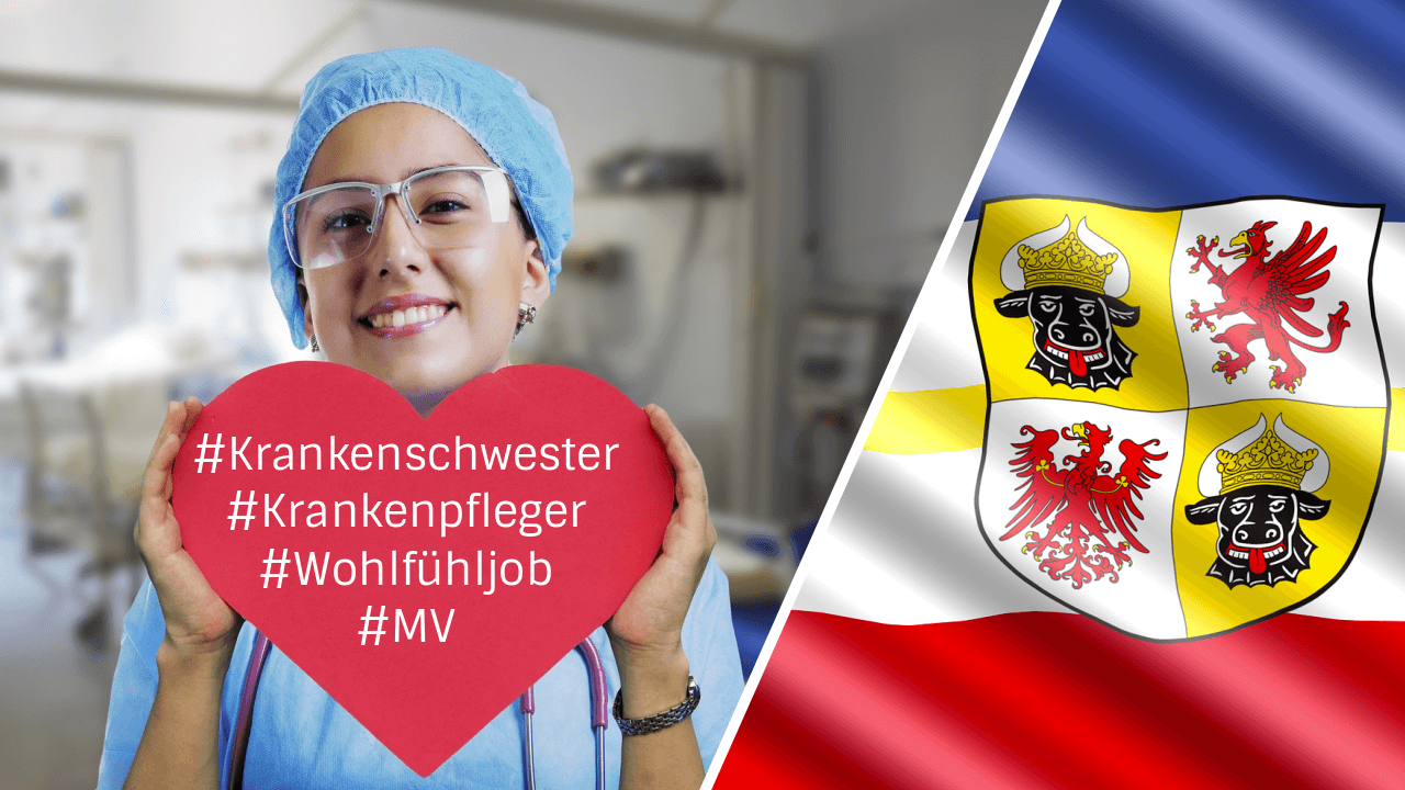 Krankenschwester-Krankenpfleger-Job-In-Mecklenburg-Vorpommern-Fahne-Text