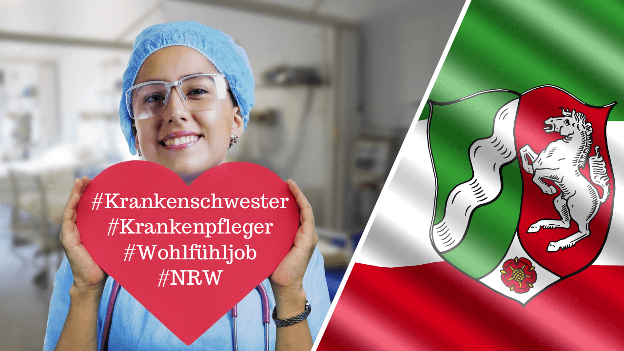 Krankenschwester-Krankenpfleger-Job-In-Nordrhein-Westfalen-Fahne-Text
